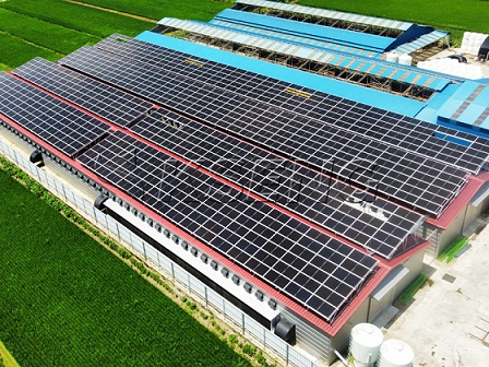 400KW - Solar-oplossing op het dak in Korea