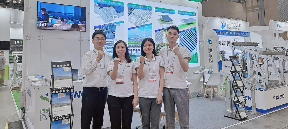 Kseng Solar op EXPO SOLAR 2023 in Korea