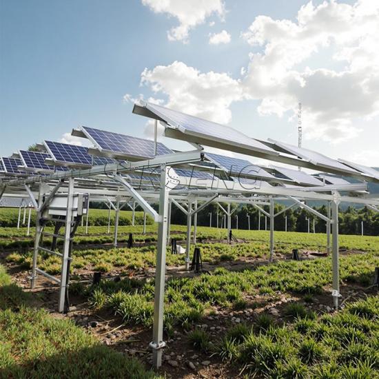 Ground-Based Solar Farm Mounting System for Efficient Energy Generation