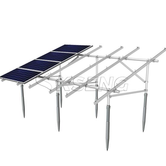 Durable solar ground mounting system designed for optimal solar panel support and easy installation. Ideal for industrial and commercial solar energy setups