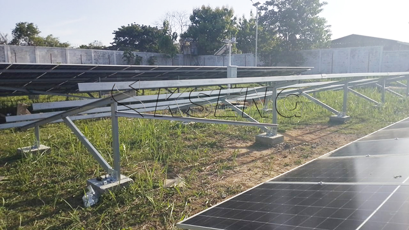 Corrosion-resistant ground solar mounting system designed for long-term solar energy production Corrosion-resistant ground solar mounting system designed for long-term solar energy production