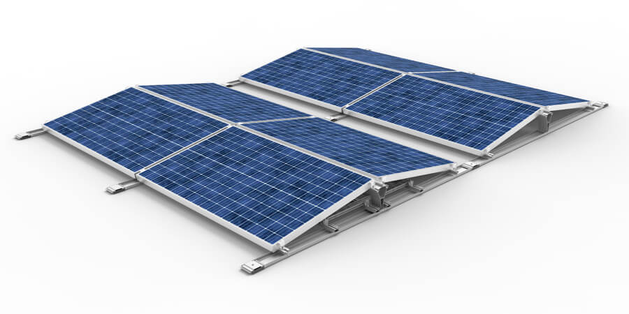 niet-penetrerend montagesysteem op zonne-energie

