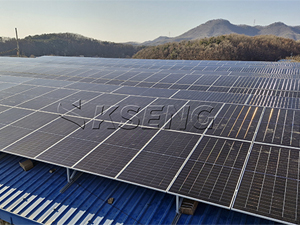 293KW-dakzonnepaneelproject in Korea