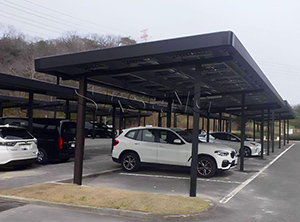 172,5 kW waterdicht zonne-carport-montagesysteem in Japan