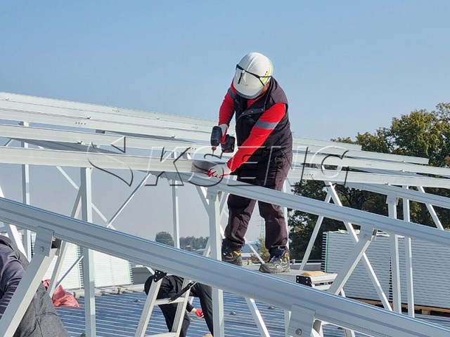 129KW - Solar-oplossing op het dak in Korea