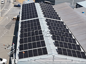 138KW-zonnedakmontagebeugelproject in Korea