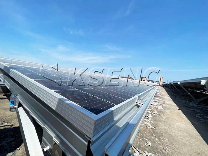 2MW zonne-installatie op het dak in China