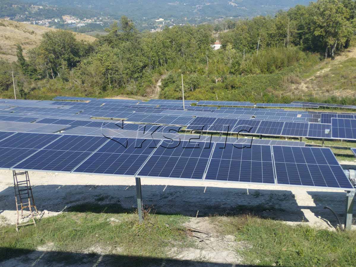 1MW - Solar Tracker-oplossing in Italië