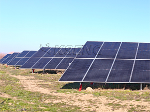 Project voor een grondmontagebeugel voor zonnepanelen van 650 kW in Duitsland