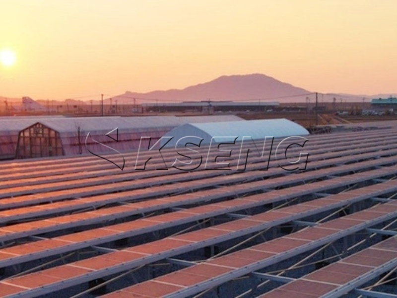 KSENG Agrarische kas zonne-PV montagesysteem