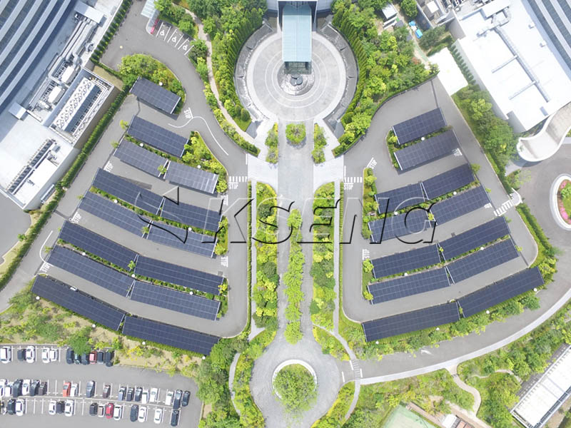 Kseng Solar Carport-structuur gekozen voor meerdere projecten in Japan