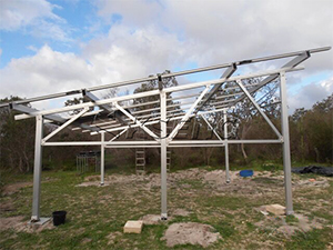 9KW-Solar Carport Mount System-project in Australië