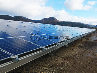 kseng leverde grondgemonteerd systeem voor een 9MW zonne-energiecentrale in Japan
