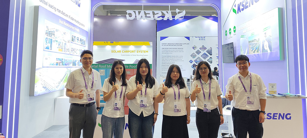 Kseng Solar op de Canton Fair 2026 in Guangzhou, China.