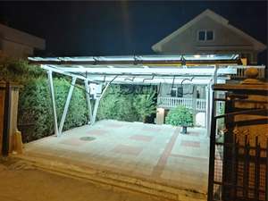 10KW-zonnepaneelcarportproject in Servië