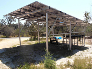 9KW-Solar Carport Mount System-project in Australië